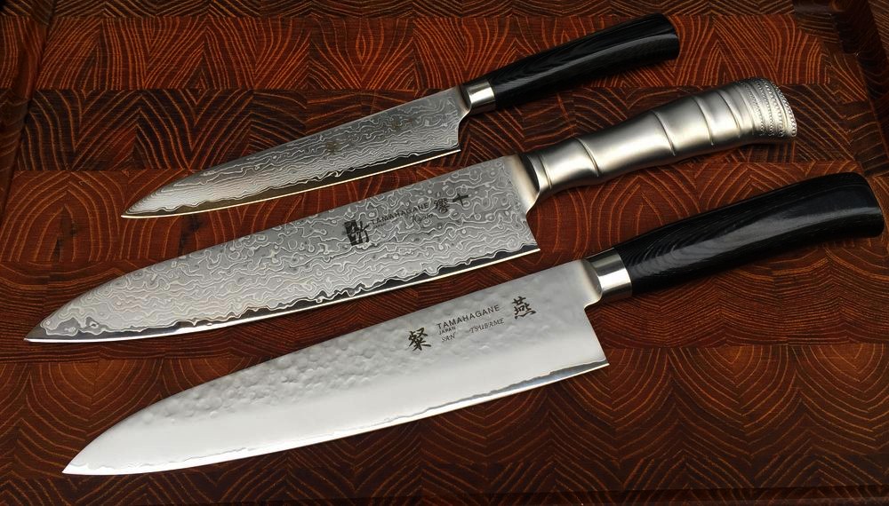 Couteaux de cuisine japonais Tamahagane