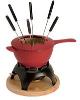SERVICE A FONDUE CHASSEUR MIXTE ROUGE