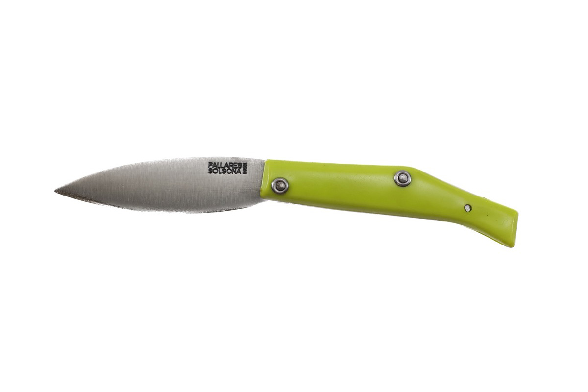 Couteau pliant Pallarès Solsona - Couteau de poche Común n°00 vert - 7 cm acier inox