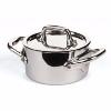 COCOTTE INOX 9CM AVEC COUVERCLE - M'MINIS M'COOK MAUVIEL