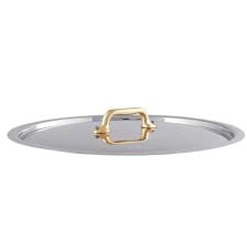 Couvercle inox Mauviel M'Cook B  monture bronze - 12 cm