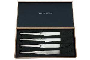 Coffret de 4 couteaux japonais Type 301 design by F.A. Porsche - Couteaux à steak 12 cm