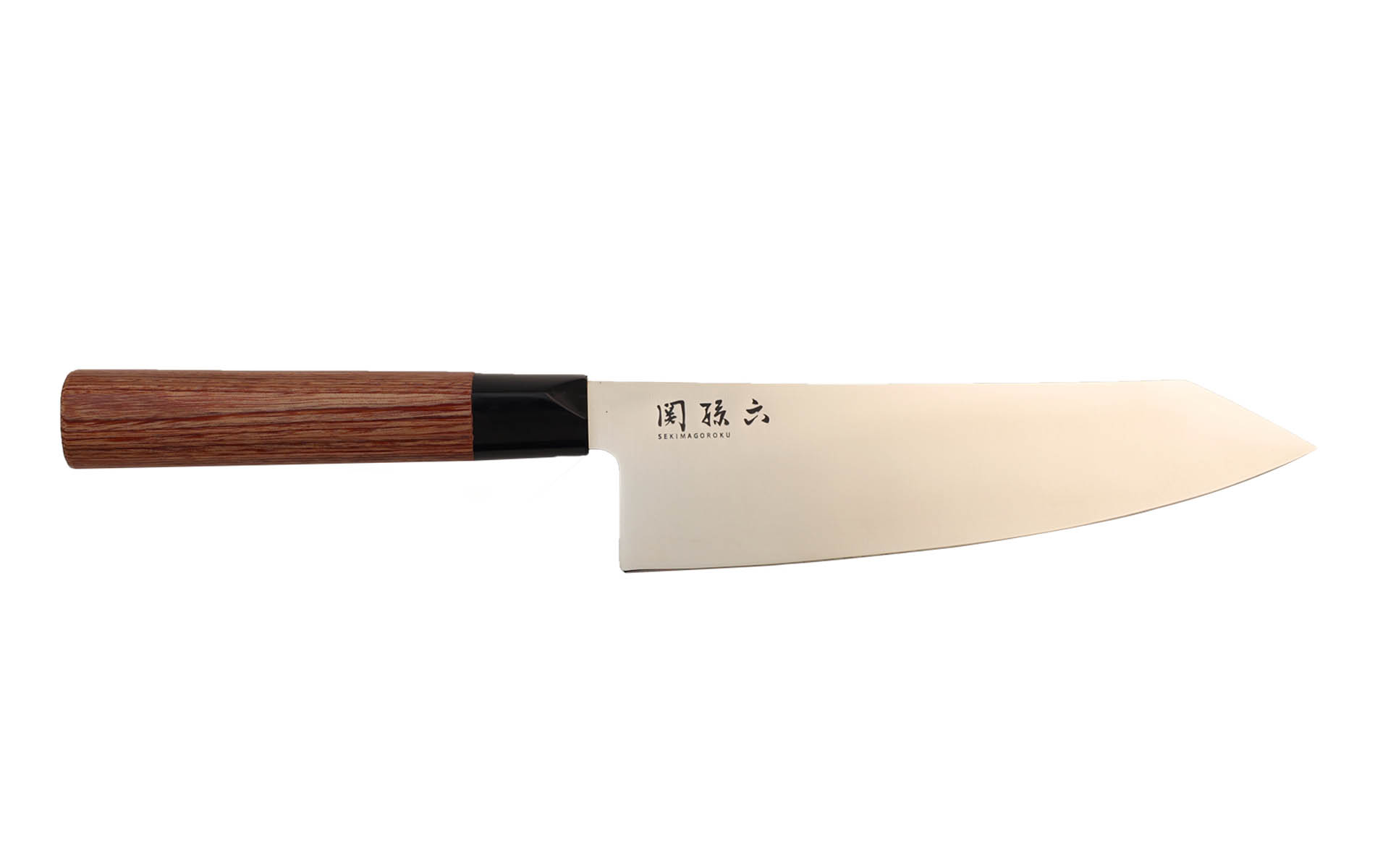 Couteau japonais Kai Seki Magoroku pakkawood (Redwood) - Kiritsuke 17.5 cm
