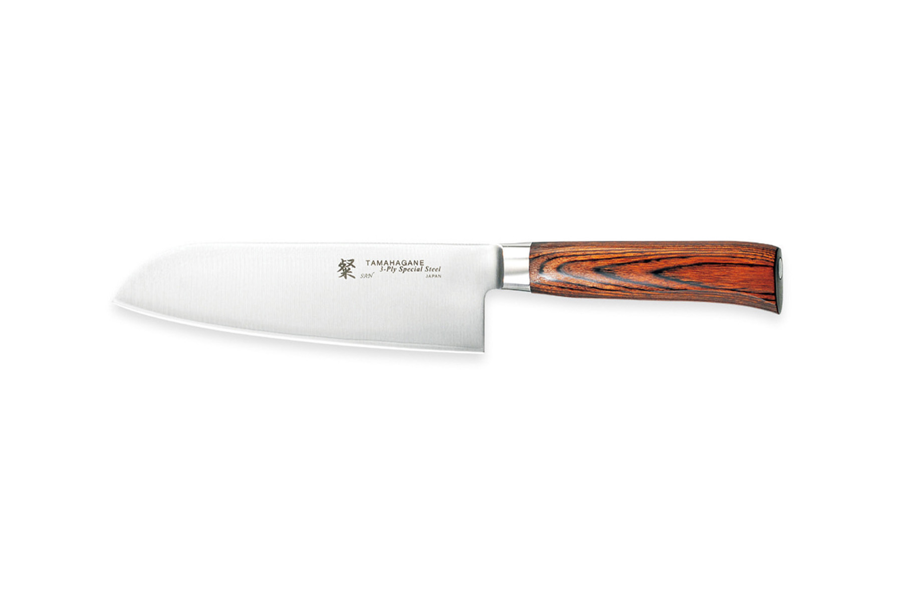 Couteau japonais Tamahagane San - Couteau santoku 17,5 cm