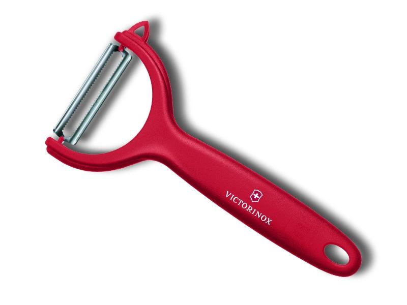 Eplucheur universel - pèle tomates Victorinox manche Y rouge