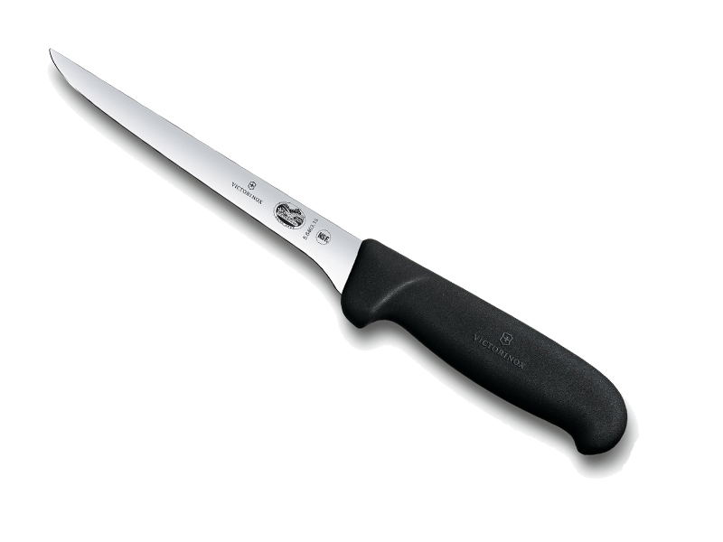 Couteau à désosser Victorinox lame usée 12 cm - manche noir Fibrox