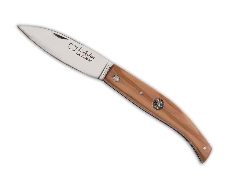 Couteau régional Au Sabot L'Autan - manche 11 cm olivier