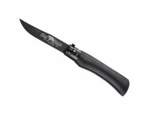 COUTEAU PLIANT OLD BEAR - TOTAL BLACK VIROLE NOIRE - TAILLE M