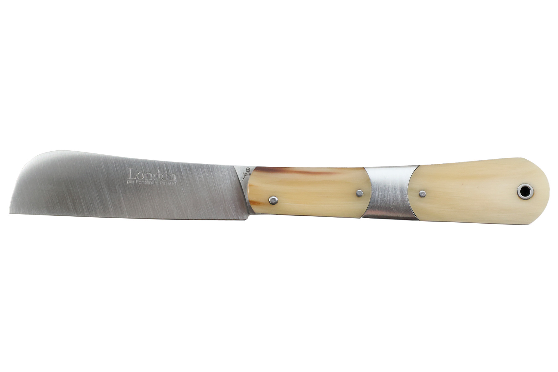 Couteau Fontenille Pataud Le London 9 cm - corne blonde