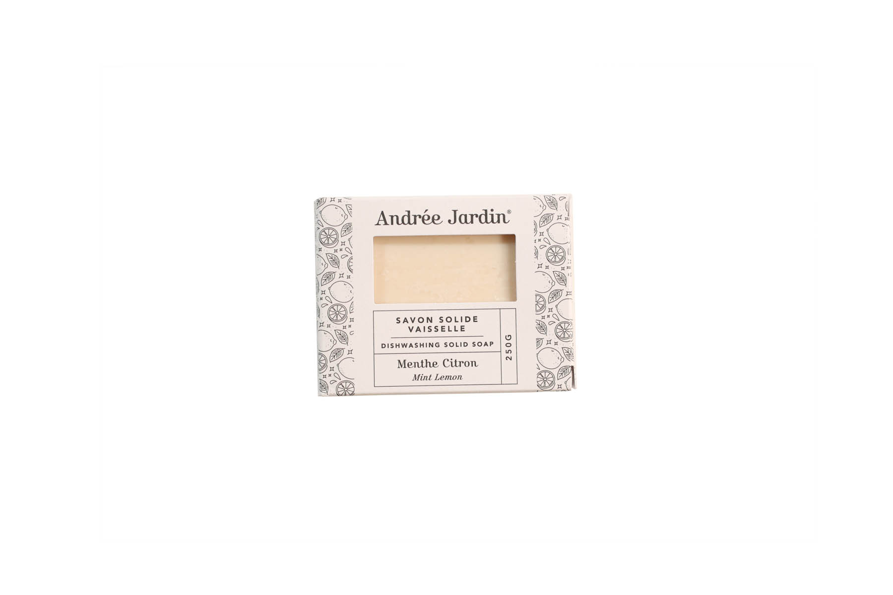 Produit vaisselle solide 250 g Andrée Jardin - Menthe/Citron