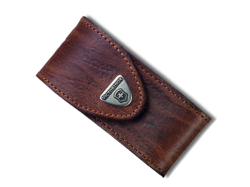 Étui cuir marron Victorinox pour couteaux 91 mm de 15 à 23 pièces