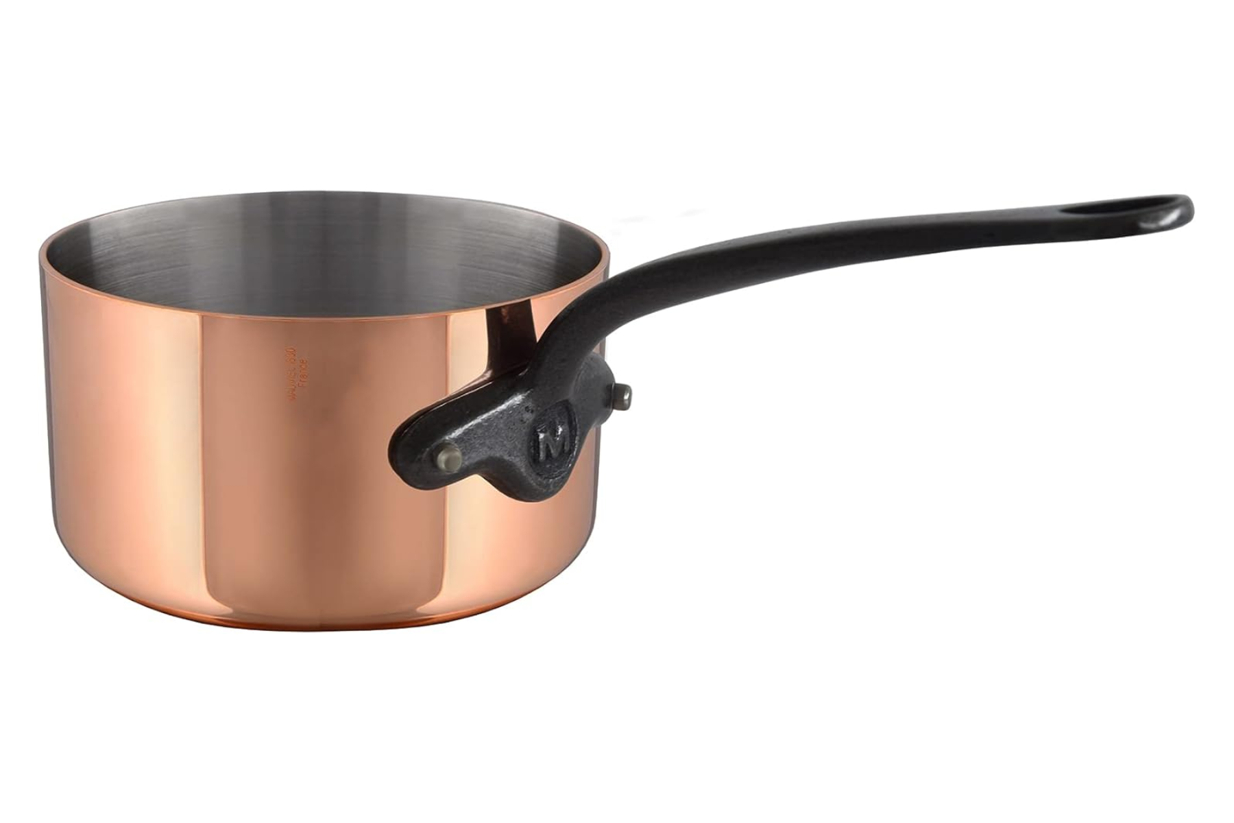 Casserole Mauviel M'Héritage cuivre 18 cm - manche fonte