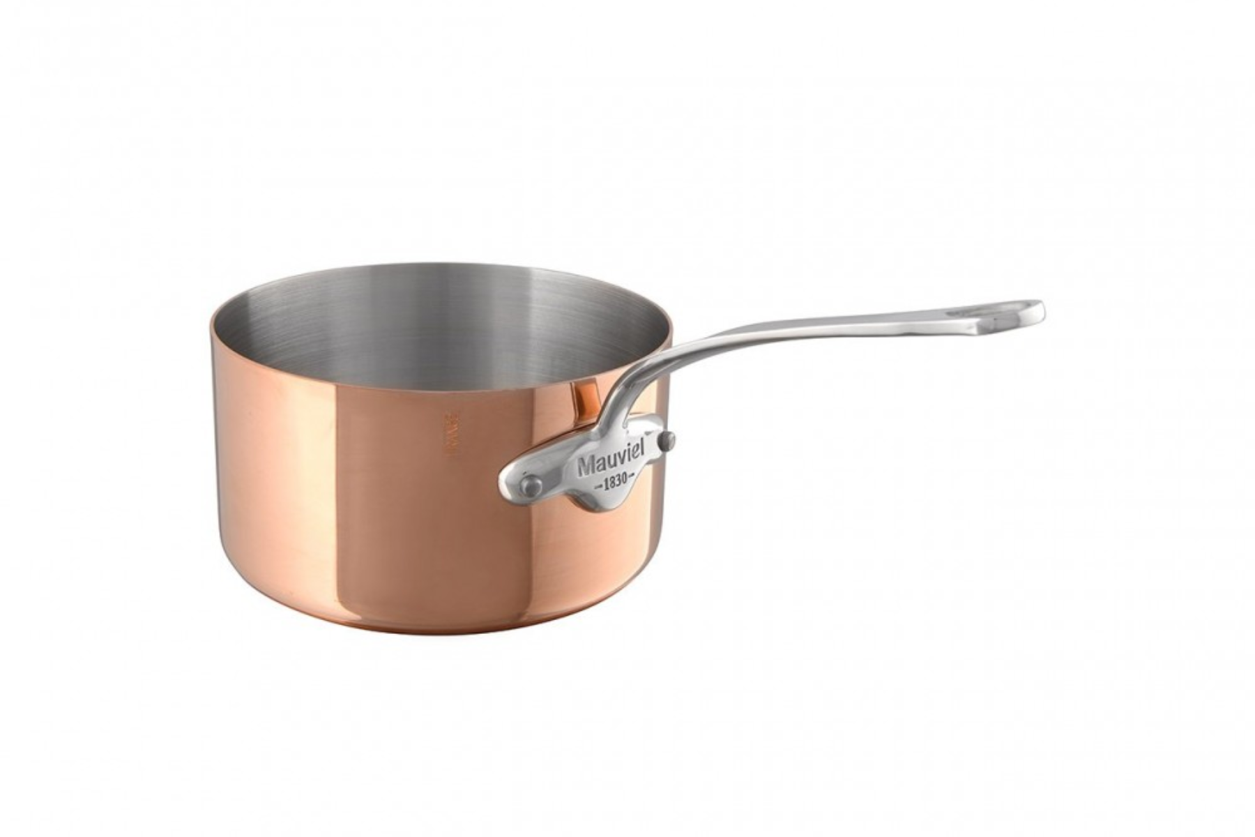 Casserole Mauviel M'Héritage M'150S cuivre 18 cm - manche fonte d'inox