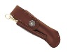 ETUI CUIR MAX CAPDEBARTHES à LAGUIOLE 12 CM MARRON + FUSIL