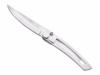 COUTEAU LAGUIOLE PAR CLAUDE DOZORME - 10.5 CM - TOUT INOX