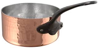 CASSEROLE EN CUIVRE ETAMÉ MONTURE FONTE - M'TRADITION MAUVIEL 20