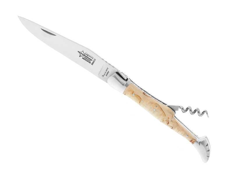 Couteau Laguiole G.David 2 pièces - manche 12 cm bouleau