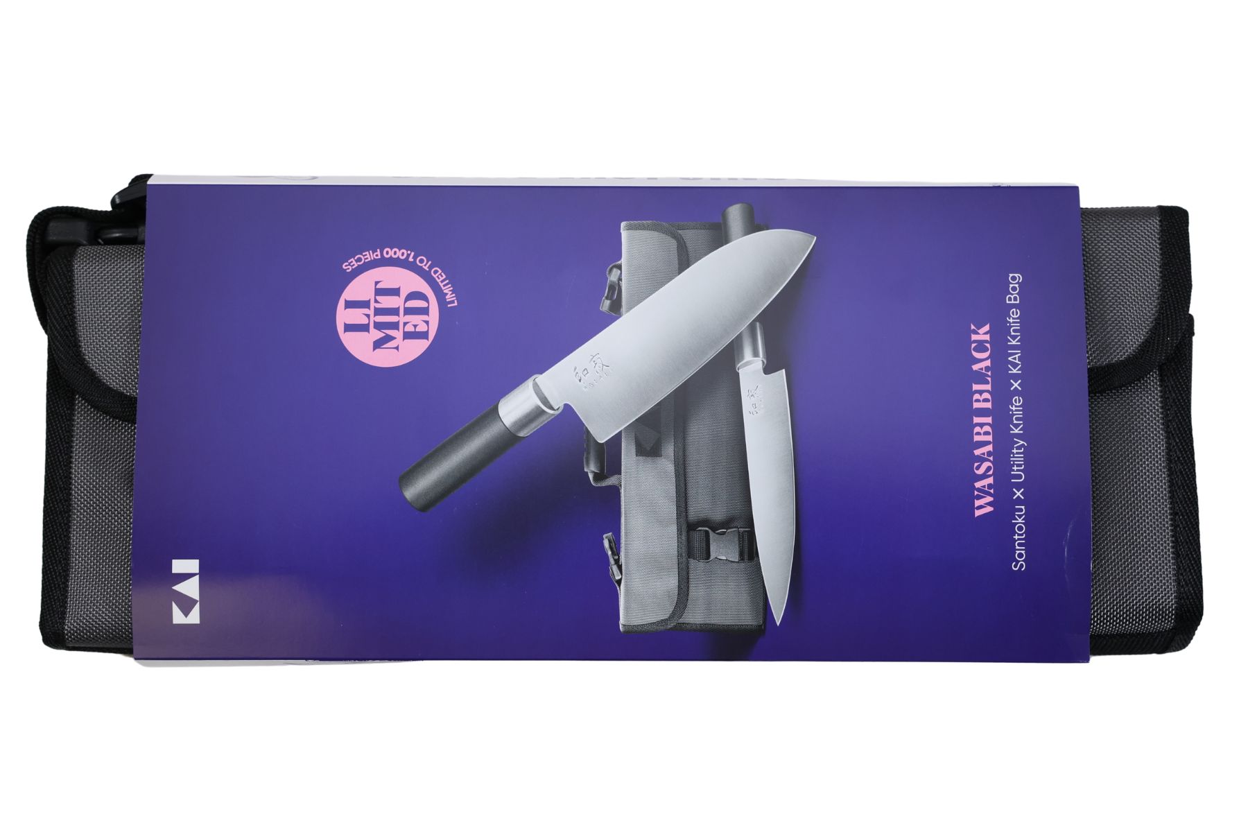 Mallette de couteaux japonais Kai Wasabi Black - 2 couteaux