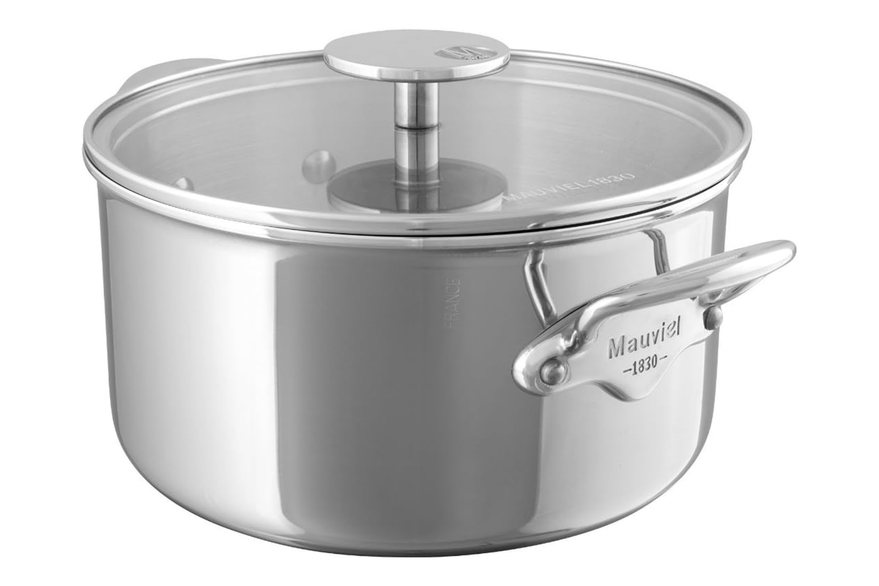 Cocotte inox Mauviel M'Urban 3 couvercle - 20 cm