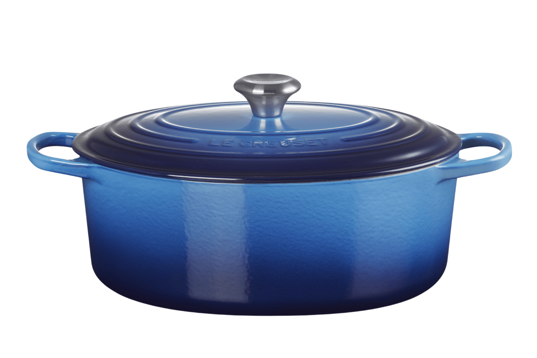 Cocotte en fonte Le Creuset ovale Bleu azur - 31 cm