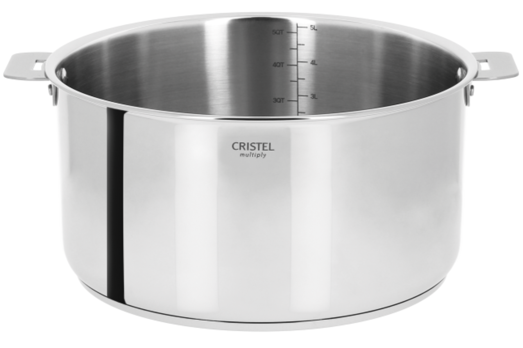 Faitout inox Cristel Casteline amovible - 26 cm