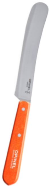 Couteau Opinel "Petit-dejeuner / Brunch" manche mandarine