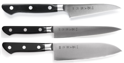 Set de 3 couteaux japonais Tojiro DP Série - type japonais