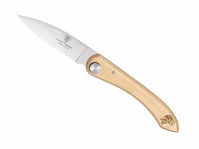 CLAUDE DOZORME - COUTEAU PLIANT CAPUCIN BUIS 12,5CM INOX - TRUITE