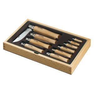 Coffret ramasse-monnaie Opinel lames carbone