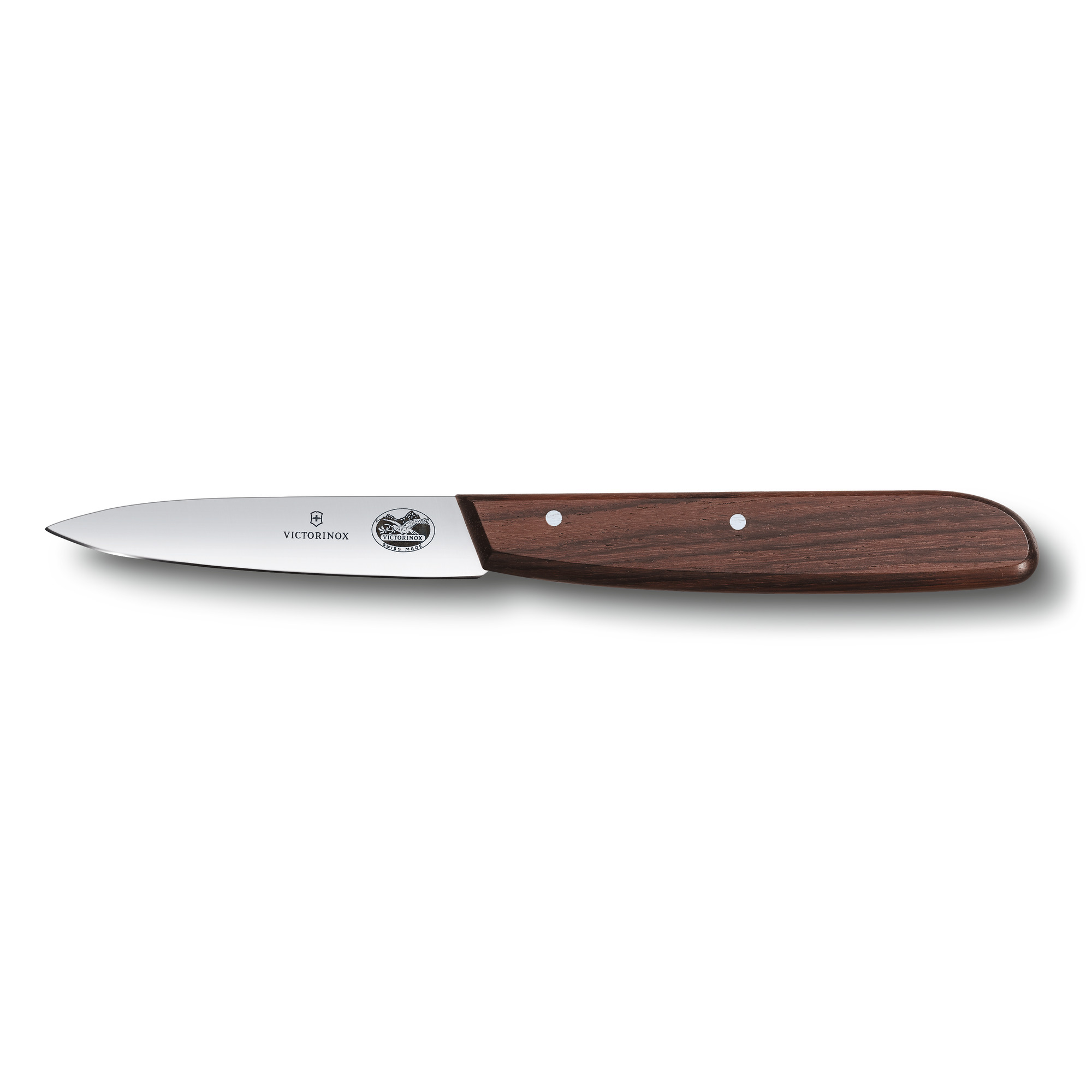 Couteau d'office Victorinox lame 8 cm pointe milieu - manche érable stabilisé