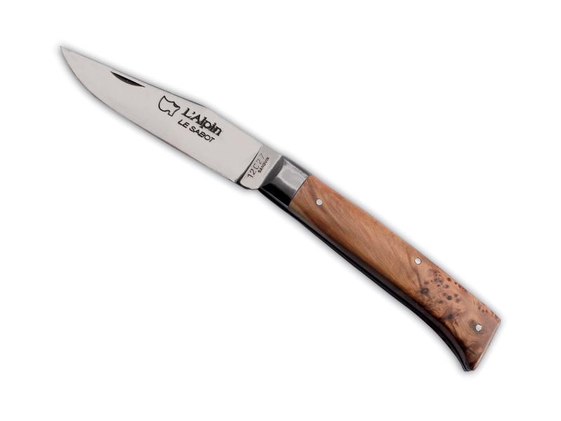 Couteau Au Sabot "l'Alpin" - manche 10 cm genévrier