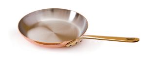 Poêle en cuivre Mauviel M'Minis 12 cm - manche en bronze
