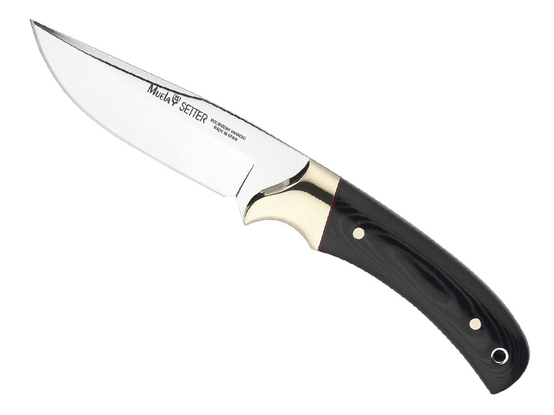 Poignard de chasse Muela Setter 11 cm - micarta noir