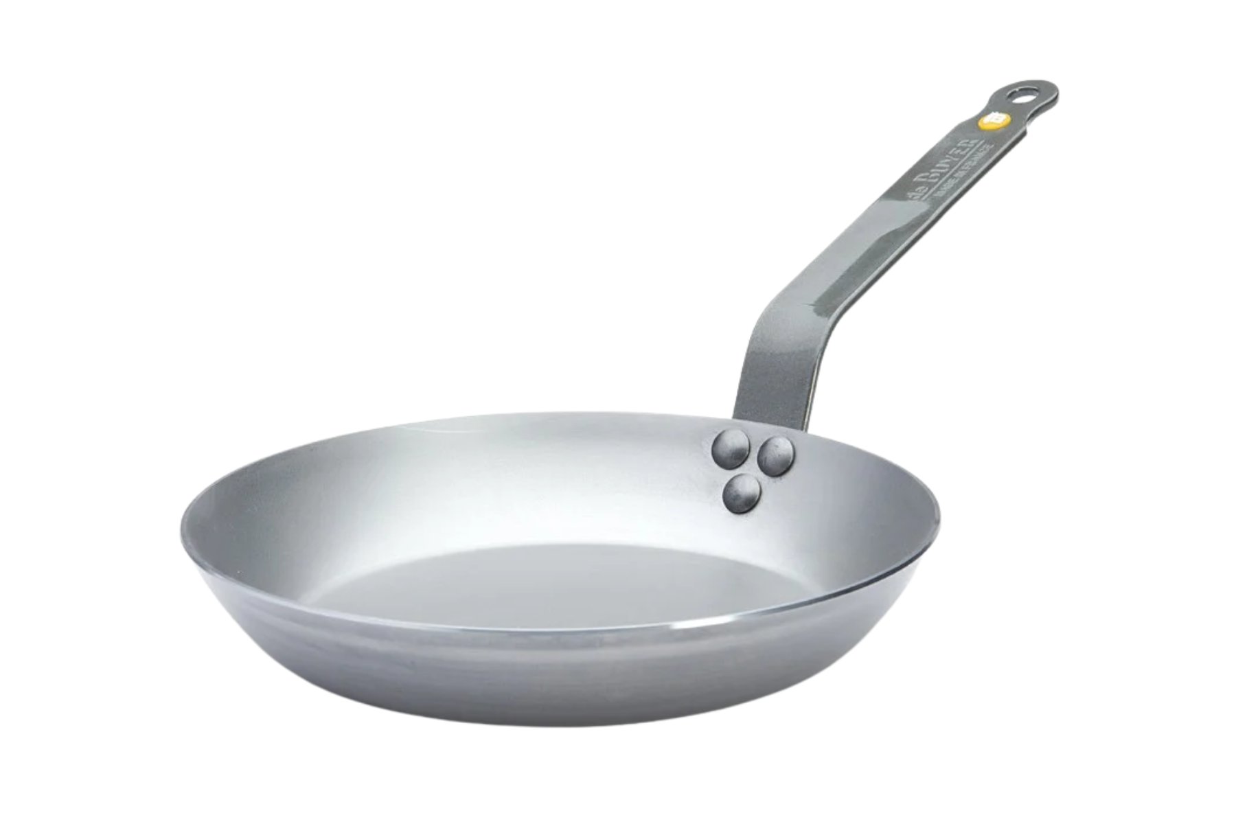 Poêle en acier De Buyer Minéral B 24 cm - manche en fonte