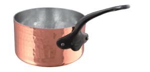 CASSEROLE EN CUIVRE ETAMÉ MONTURE FONTE Ø 12 CM - M'TRADITION MAUVIEL