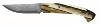 COUTEAU PLIANT LE 1515 DE MANU LAPLACE MANCHE IVOIRE DE MAMMOUTH 12 CM - LAME DAMAS
