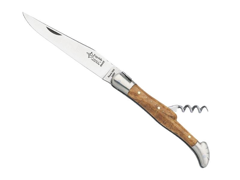 Couteau Laguiole G. David Arbalète 2 pièces mitres inox mat - manche 12 cm