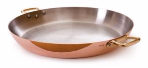 PLAT A PAELLA M'HERITAGE M'150B - 35x25 CM MONTURE BRONZE