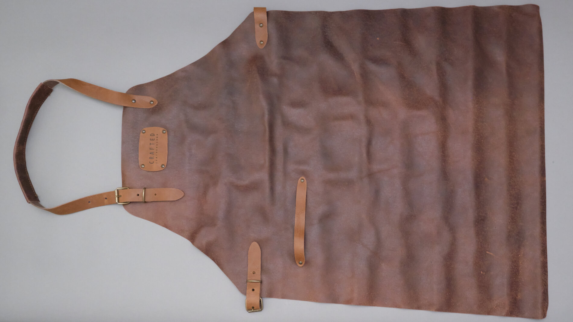 Tablier en cuir Crafted - marron