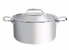 AFFINITY DE BUYER - FAITOUT AVEC COUVERCLE INOX/ALUMINIUM 16 CM