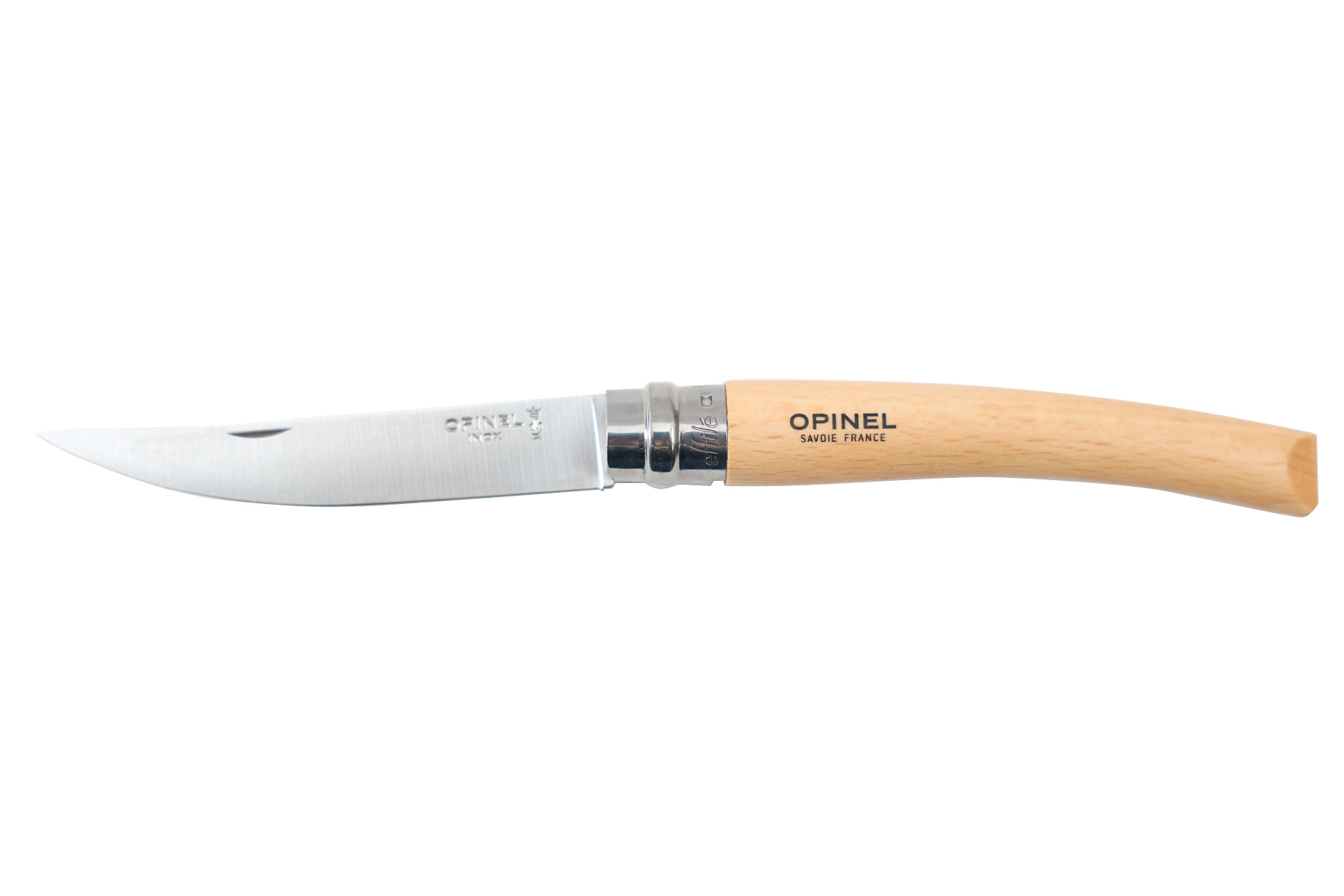 Couteau Opinel N°10 effilé en hêtre nouveau