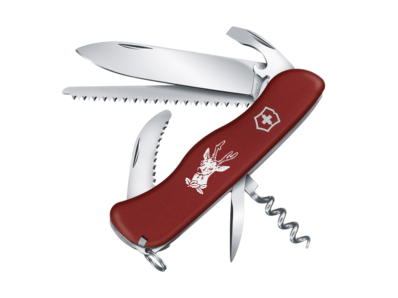 Couteau suisse Victorinox Hunter rouge - rouge