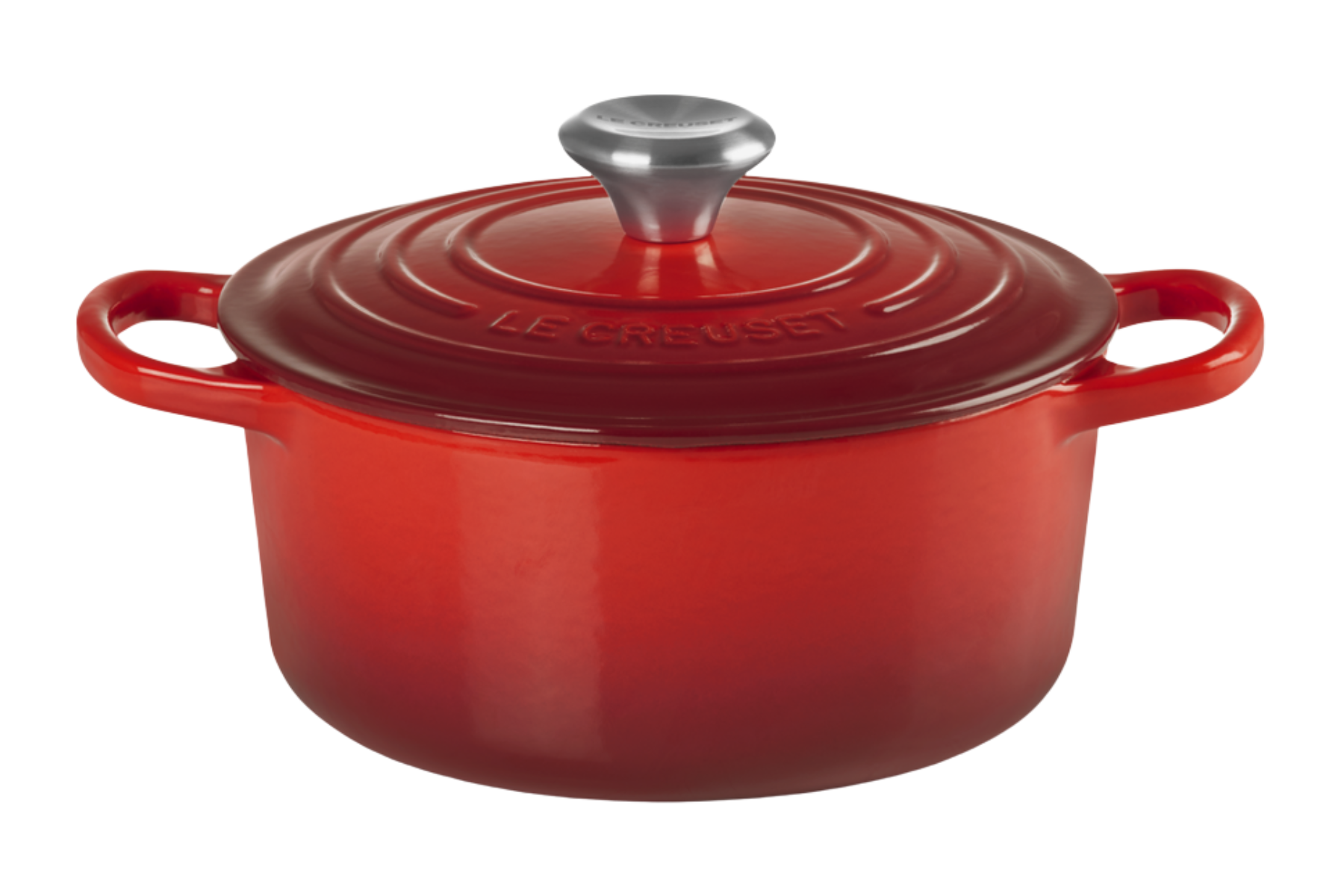 Cocotte en fonte Le Creuset ronde Cerise - 18 cm