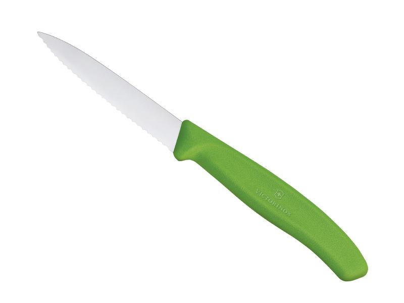 Couteau d'office Victorinox Swiss Classic lame 8 cm vert à dents