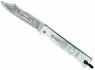 Couteau Douk-Douk par Cognet motif "Sorcier"16 cm Inox