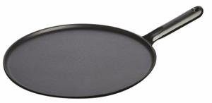 Crêpière Staub avec manche en fonte 30 cm noir.