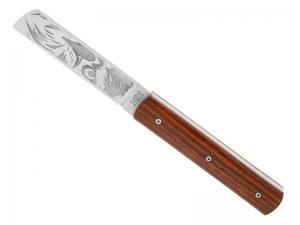 Couteau Le Fidèle 20/20 - manche 11 cm cocobolo décor aigle