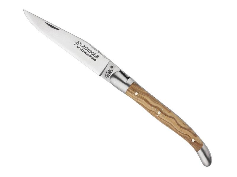 Couteau Laguiole Gilles Fontenille Pataud Tradition - manche 11 cm olivier