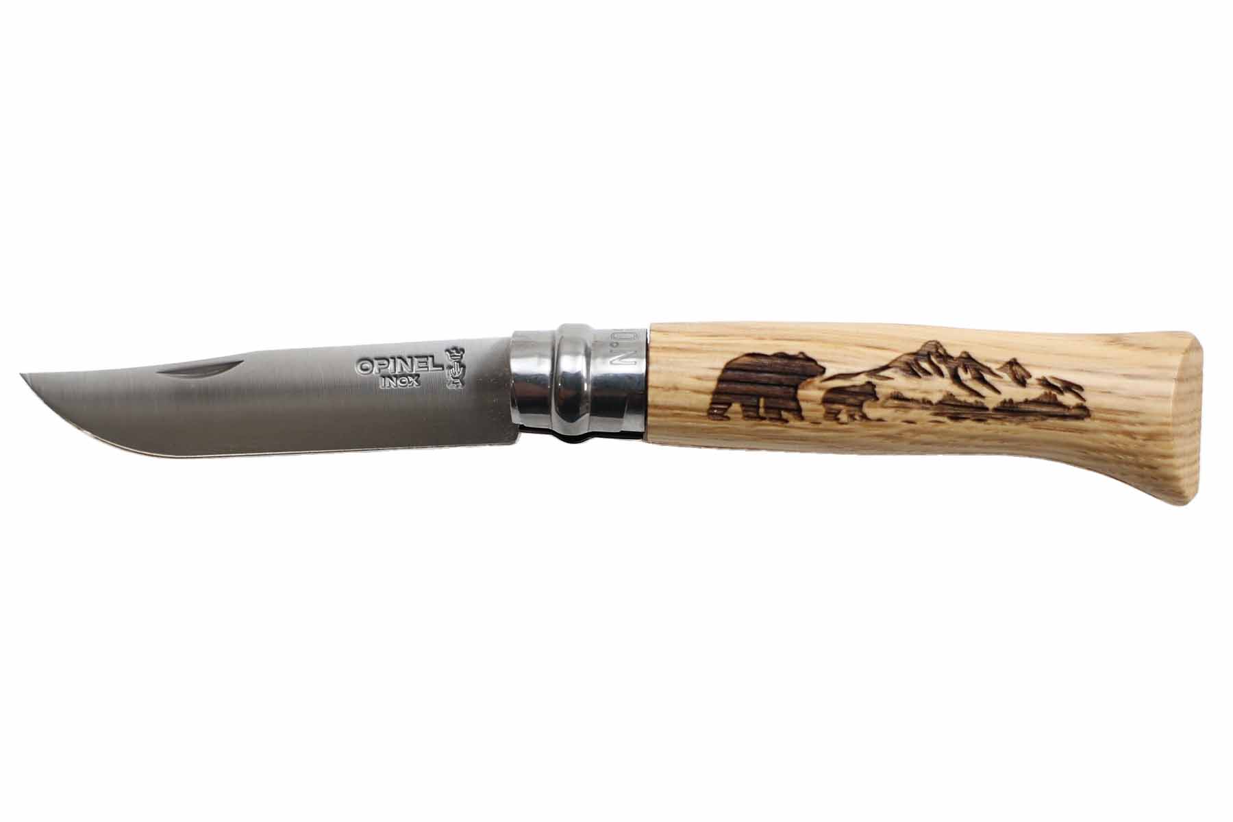 Couteau Opinel Animalia "America Ours"