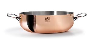 PRIMA MATERA DE BUYER - SAUTOIR BOMBE CUIVRE INDUCTION 28 CM